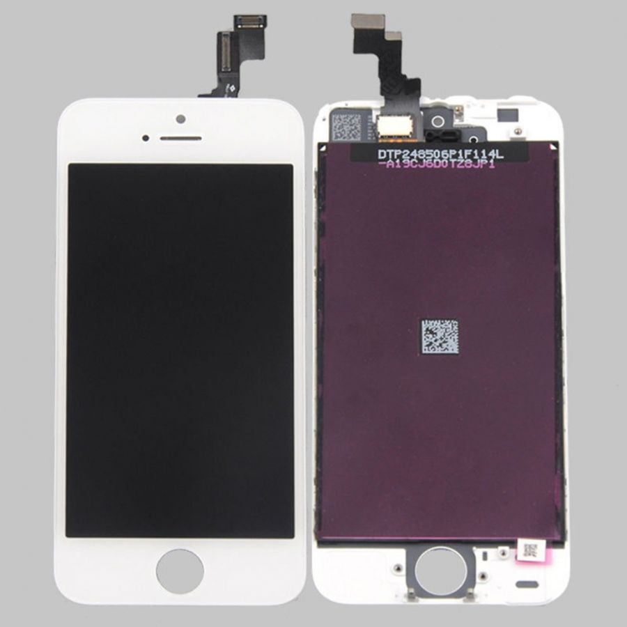 LCD (Дисплей) Apple iPhone 5S (в сборе с тачскрином) (white) Оригинал