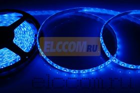 LED лента герметичная в силиконе, ширина 8 мм, IP65, SMD 3528, 60 диодов/метр, 12V, цвет светодиодов синий NEON-NIGHT