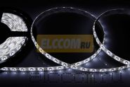 LED лента герметичная в силиконе, ширина 8 мм, IP65, SMD 3528, 60 диодов/метр, 12V, цвет светодиодов белый NEON-NIGHT
