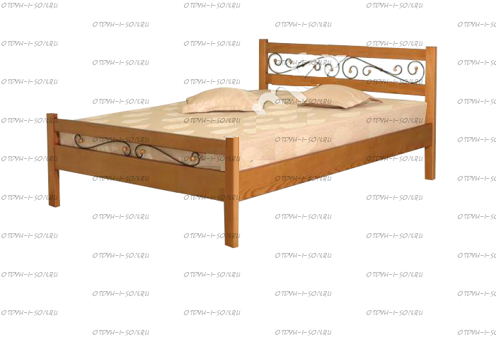 Кровать Венеция (ковка)