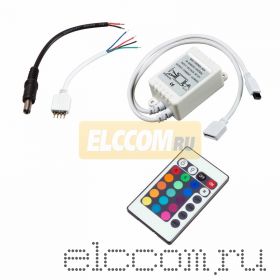 LED контроллер для RGB модулей/лент, 24-12V/6A Инфракрасный (IR)