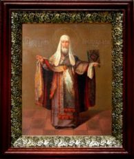 Алексий, митрополит Московский (19х22), темный киот