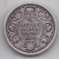 1/4 рупии 1926 г. Индия (Великобритания)