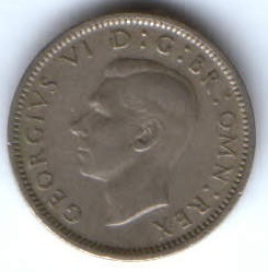 6 пенсов 1947 г. Великобритания