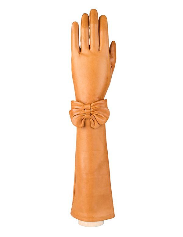 Длинные перчатки с кожаным бантом ELEGANZZA GR01-00005246