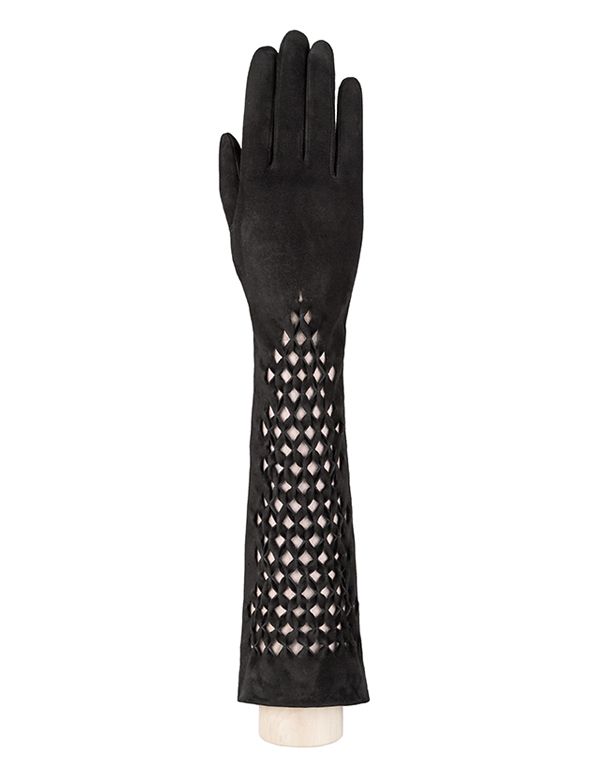 Длинные велюровые перчатки ELEGANZZA GR01-00005248