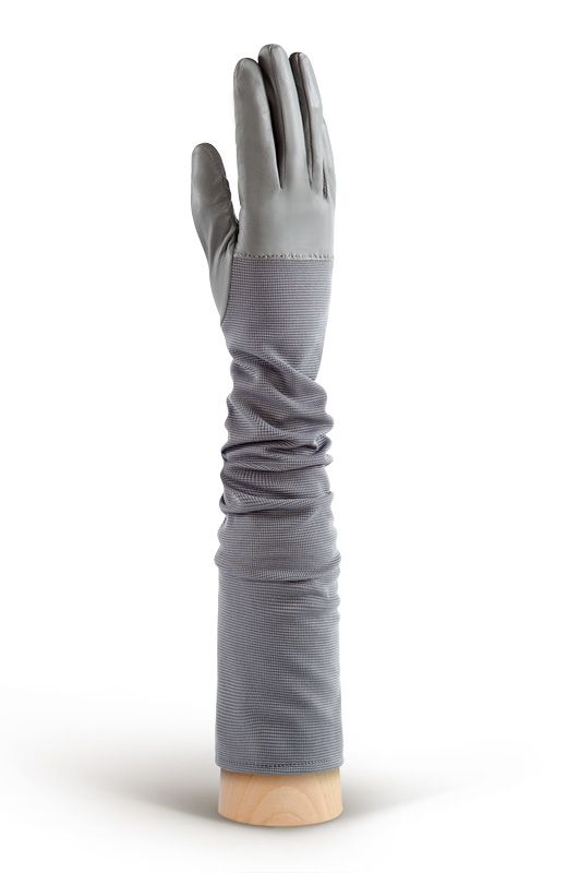 Серый длинные перчатки ELEGANZZA GR00114950