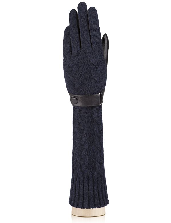 Длинные голубые перчатки LABBRA GR01-00004507