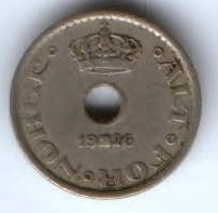 10 эре 1926 г. Норвегия