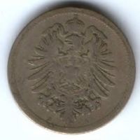 10 пфеннигов 1888 г. Германия