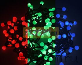 Гирлянда "LED - шарики", RGB Ø18 мм, 5 м, Neon-Night