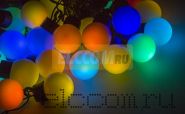 Гирлянда "LED - шарики", RGB, Ø30 мм, 5 м, Neon-Night