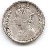 1/4 рупии Британская Индия 1862