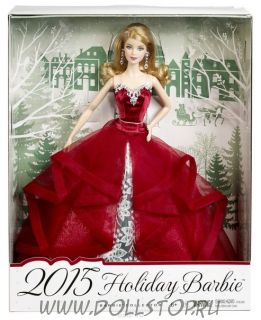Коллекционная кукла Праздничная Барби 2015 - 2015 Holiday Barbie Doll