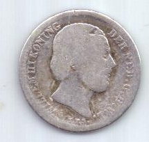 10 центов 1881 г. Нидерланды