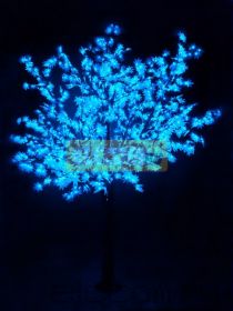 Светодиодное дерево "Сакура", высота 3,6м, диаметр кроны 3,0м, синие светодиоды, IP 54, понижающий трансформатор в комплекте, NEON-NIGHT