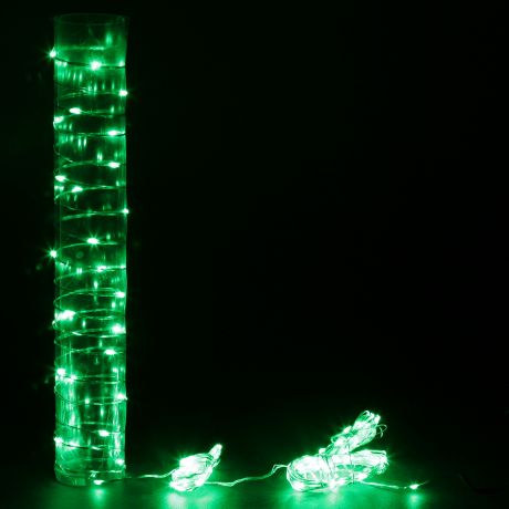 "Паутинка" зеленая, 100 минисветодиодов, 10м