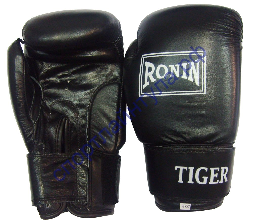 Боксерские перчатки RONIN TIGER Y713T натуральная кожа