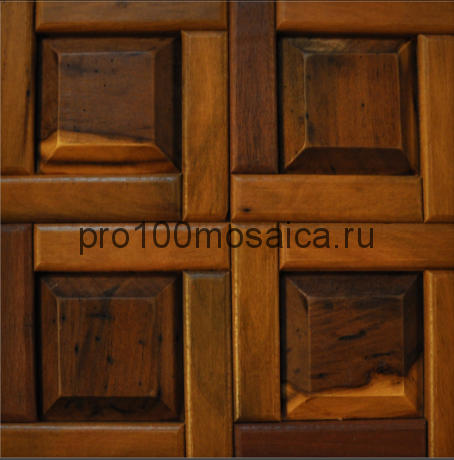 MCM079 Бесшовная деревянная мозаика серия WOOD, 300*300*25 мм