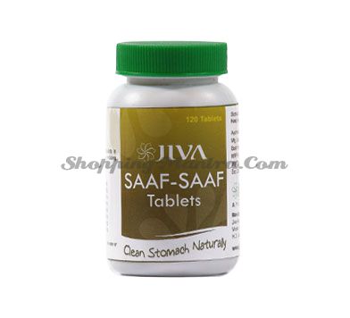Препарат для пищеварения Сааф Сааф Джива Аюрведа / Jiva Ayurveda Saaf Saaf Tablets