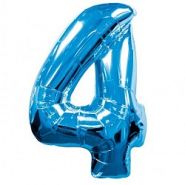 Фигура "4"  (40"/102 см) синий
