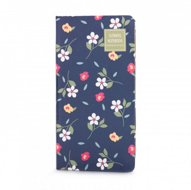 Блокнот «Flowers Notebook» - Navy