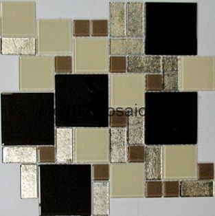 Barok 4033  Мозаика стекло серия CRYSTAL, размер 305*305 мм, (Керамиссимо)