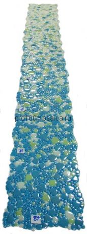 DGZ-1 mix1-8 Мозаика растяжка Pebble (морские камушки), 300*300 мм, (Керамиссимо)