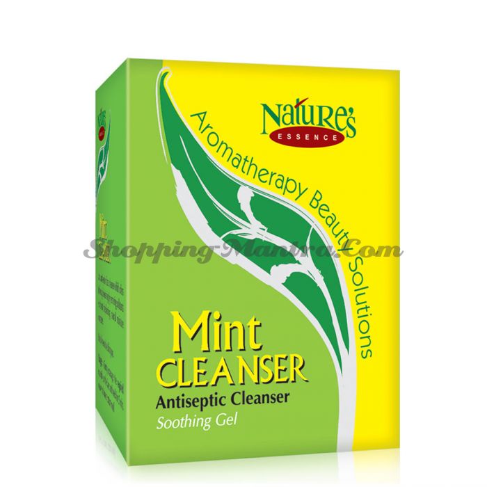 Очищающий гель-антисептик для лица Мята / Nature's Essence Antiseptic Mint Cleanser