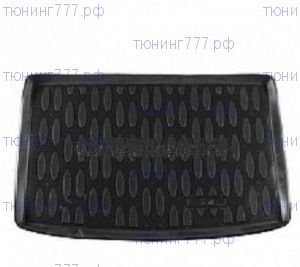 Коврик (поддон) в багажник, Aileron, полиуретановый черный с бортиками