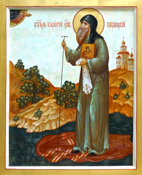 Икона Василий Рязанский (рукописная)