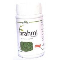 Брами в капсулах для мозга и нервной системы Джайн Аюрведик / Jain Ayurvedic Brahmi Capsules