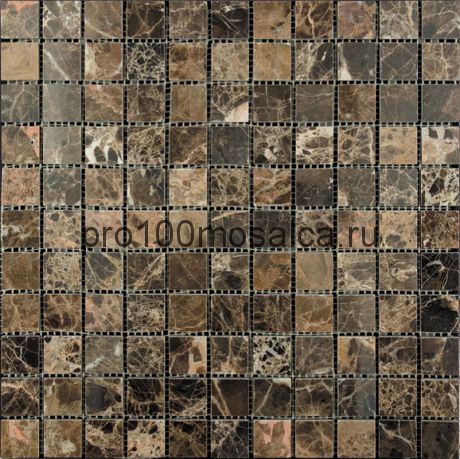 M022-25P Emperador Dark Мозаика камень 25х25 ADRIATICA 305х305х10 мм (NATURAL)