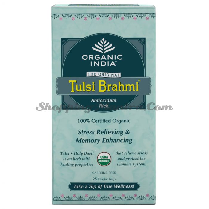 Чай Тулси Брами Органик Индия / Organic India Tulsi Brahmi Tea