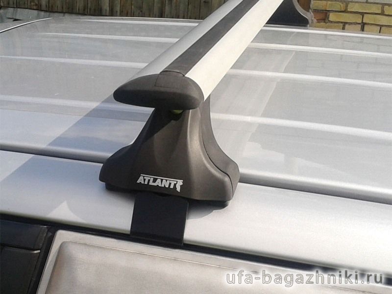 Багажник на крышу Land Rover Freelander 2, без рейлингов, Атлант, крыловидные дуги, опора Е