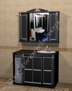 Мебель для ванной "Руссильон PROVENCE Комби-L черный"