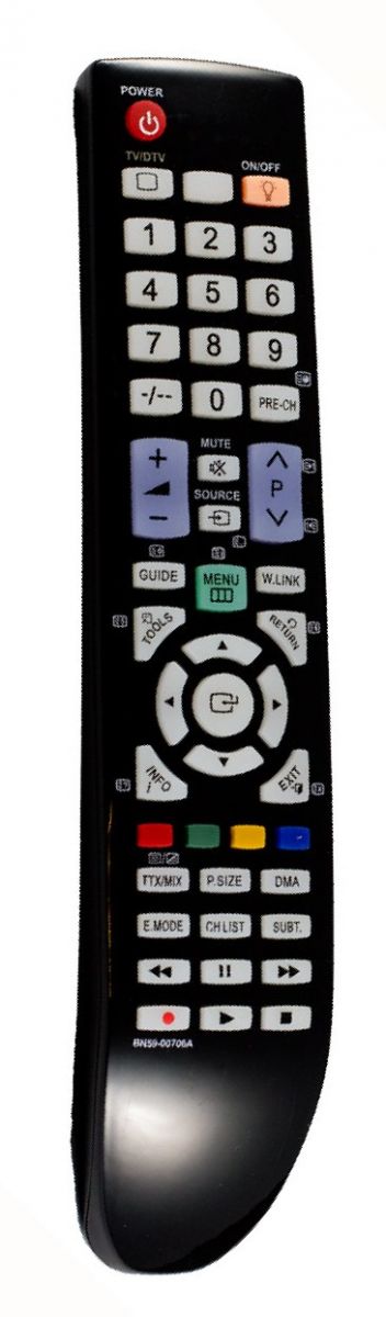 Пульт для Samsung BN59-00706A (TV) (LE-32A656A1F, LE-37A615A3F, LE-37A656A1F, LE-37A686M1F, LE-40A615A3F, LE-40A656A1F, LE-46A656A1F, LE-52A656A1F, LE37A686M1FXRU, PS-50A656T1F)