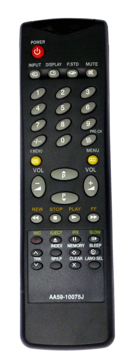 Пульт для Samsung AA59-10075F, AA59-10075J, 00006C  (TV) (TVP-3350WR, TVP-3360WA, TVP-3360WR, TVP-5050WR, TVP-5350WR, TW-14B5VR, TW-14C16R, TW-14C3DR, TW-14C3R, TW-14C5, TW-14C54, TW-14C6DR, TW-14C9DR, TW-20C5DR, TW-2185DR, TW-21B3NR, TW-21B3R, TW-21B5DR)