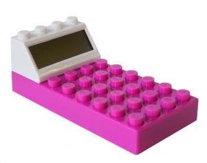 Калькулятор "Конструктор" фиолетовый