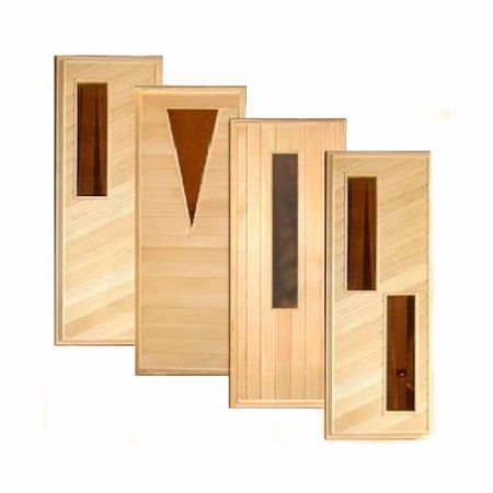 Деревянные двери для бани и сауны