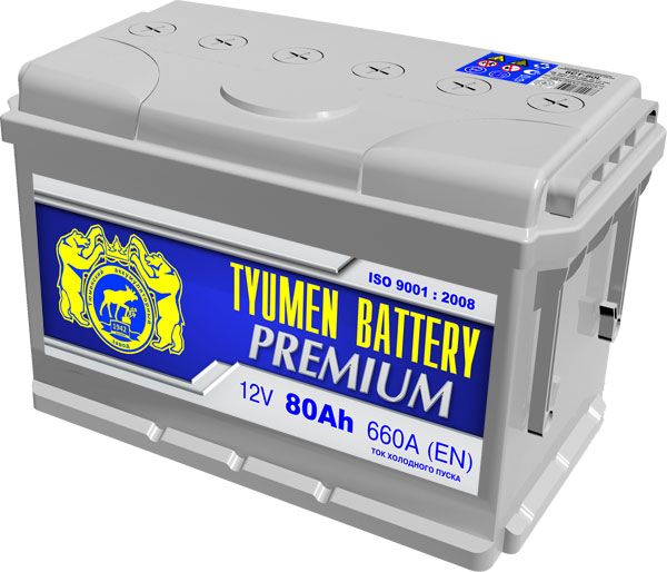 Автомобильный аккумулятор АКБ Тюмень Премиум (TYUMEN BATTERY) PREMIUM .