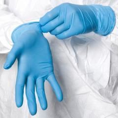 Перчатки нитриловые  (голубые ) Размер S АКЦИЯ