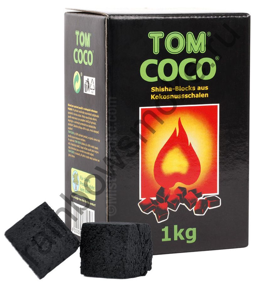 Уголь для кальяна Tom Cococha Green (1 кг)