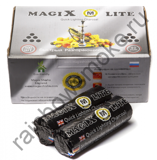Уголь для кальяна Magix LITE 40 мм (Коробка)
