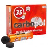 Уголь для кальяна Carbopol 35 мм (Коробка)