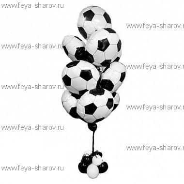 Футбольный фонтан шаров