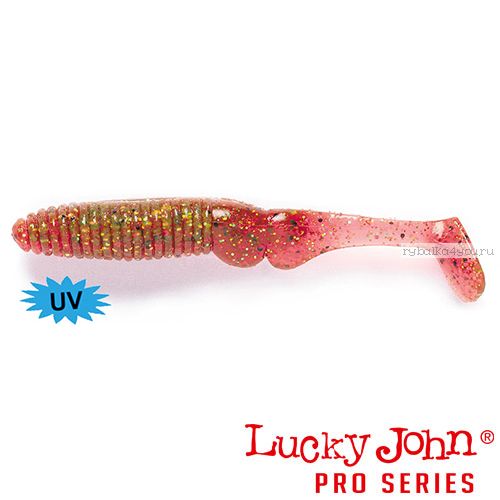 Виброхвост Lucky John Pro Series MISTER GREEDY 3" / 76 мм / цвет S14 / 7 шт