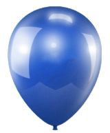 Темно-синий  гелиевый шар