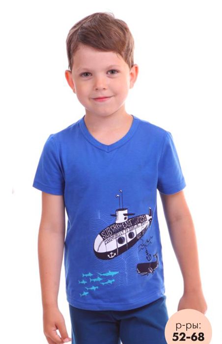 Летняя футболка для мальчика Подводная лодка