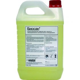 Биосан / для очистки сантехнического оборудования / концентрат / 5 л